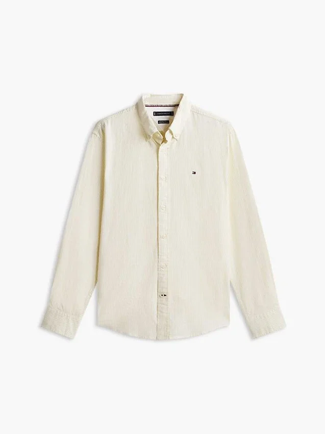 Regular Fit Stripe Stretch Oxford Shirt Regular Fit Stripe Stretch Oxford Shirt