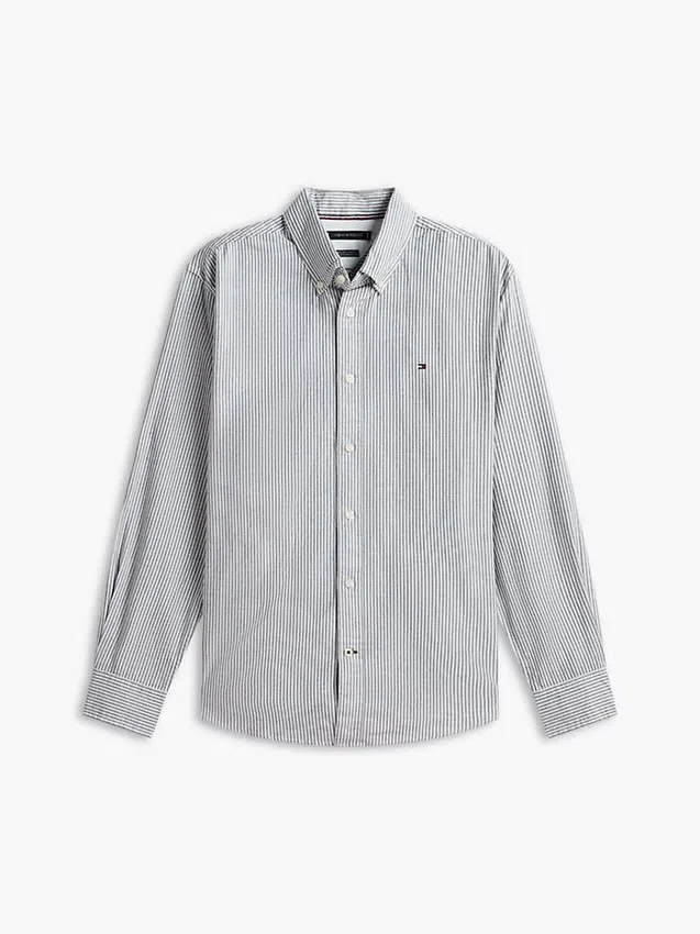 Regular Fit Stripe Stretch Oxford Shirt Regular Fit Stripe Stretch Oxford Shirt