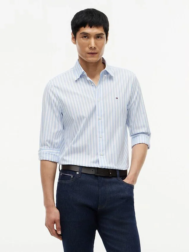 Regular Fit Striped All-Day Shirt Regular Fit Striped All-Day Shirt