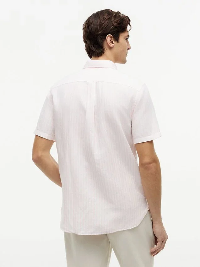 Regular Fit Striped Cotton-Linen Shirt Regular Fit Striped Cotton-Linen Shirt