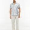 Regular Fit Striped Knit Polo Regular Fit Striped Knit Polo