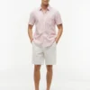 Regular Fit Striped Linen-Blend Shirt Regular Fit Striped Linen-Blend Shirt