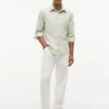 Regular Fit Striped Linen-Blend Shirt