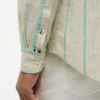 Regular Fit Striped Linen-Blend Shirt