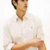 Regular Fit Striped Linen-Blend Shirt Regular Fit Striped Linen-Blend Shirt