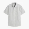 Regular Fit Striped Linen-Blend Shirt