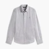 Regular Fit Striped Linen-Blend Shirt
