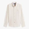 Regular Fit Striped Linen-Blend Shirt Regular Fit Striped Linen-Blend Shirt