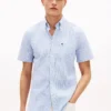 Regular Fit Striped Seersucker Shirt
