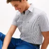 Regular Fit Striped Seersucker Shirt