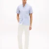 Regular Fit Striped Seersucker Shirt