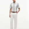 Regular Fit Striped Stretch Oxford Shirt