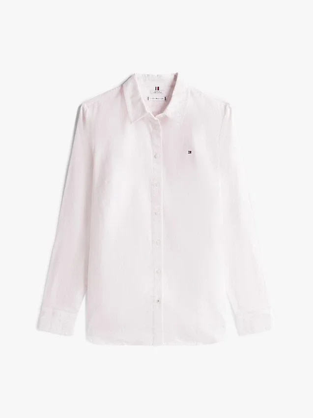 Regular Fit Striped Stretch Oxford Shirt Regular Fit Striped Stretch Oxford Shirt