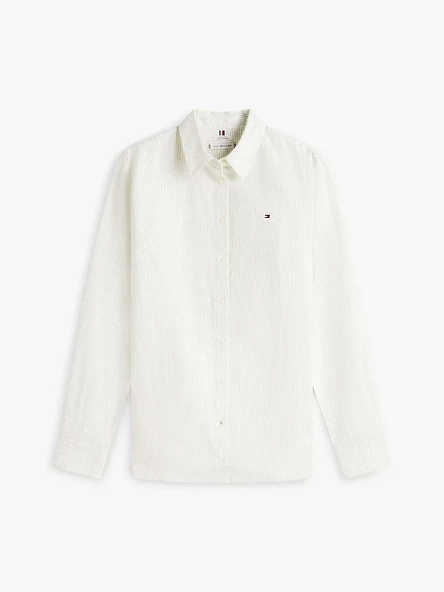 Regular Fit Striped Stretch Oxford Shirt Regular Fit Striped Stretch Oxford Shirt