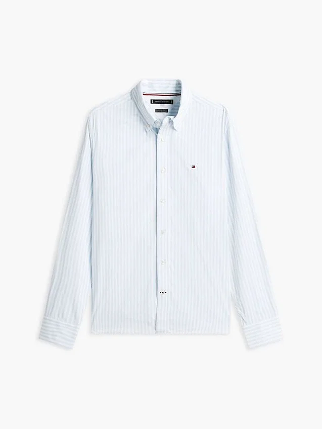 Regular Fit Striped TH Performance Shirt Regular Fit Striped TH Performance Shirt