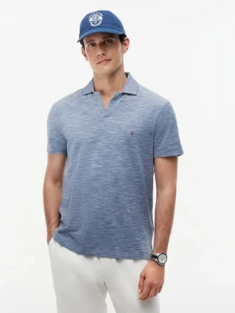 Regular Fit Textured Oxford Slub Polo