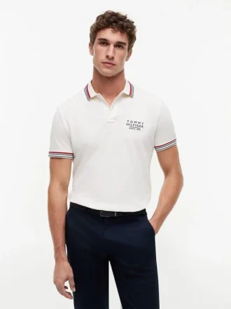 Regular Fit Tipped Smooth Cotton Polo