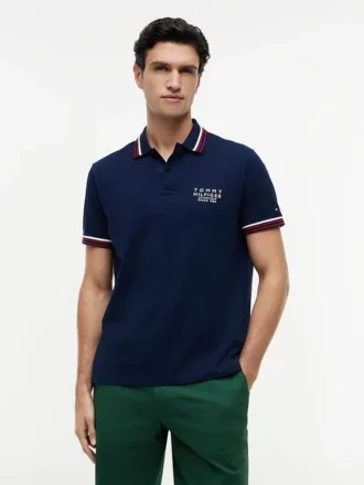 Regular Fit Tipped Smooth Cotton Polo