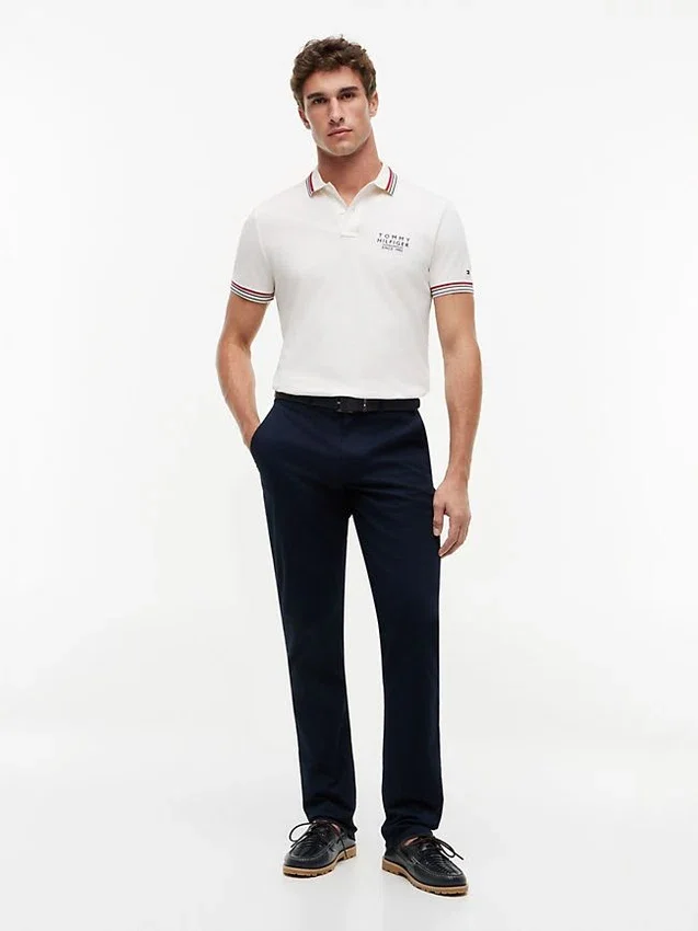 Regular Fit Tipped Smooth Cotton Polo Regular Fit Tipped Smooth Cotton Polo