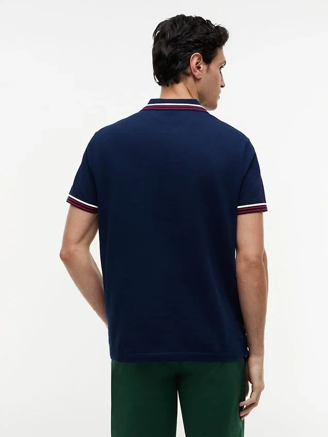 Regular Fit Tipped Smooth Cotton Polo Regular Fit Tipped Smooth Cotton Polo