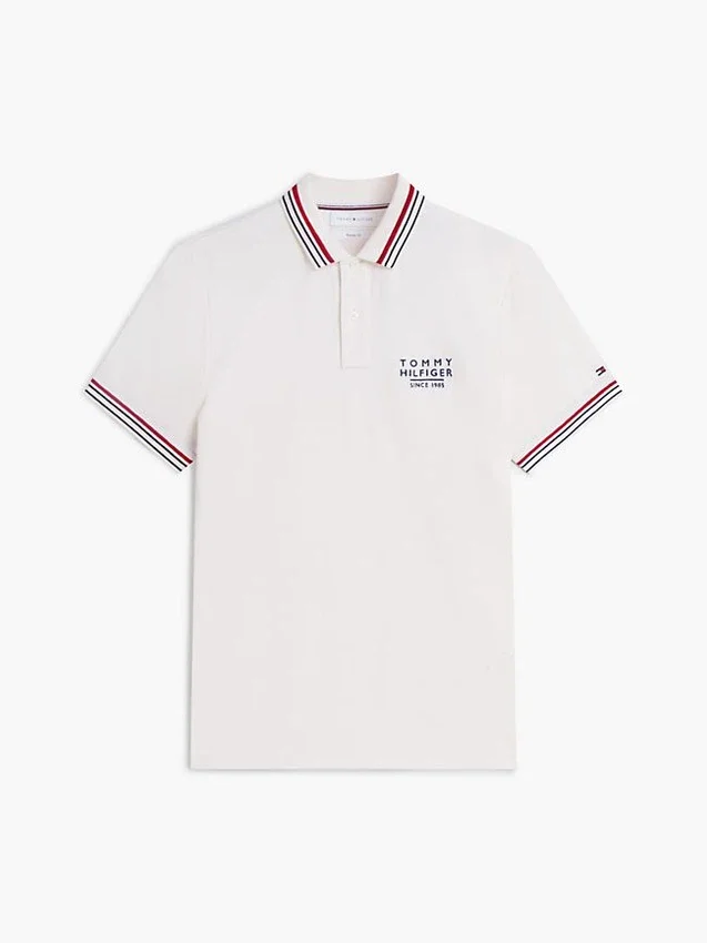 Regular Fit Tipped Smooth Cotton Polo Regular Fit Tipped Smooth Cotton Polo