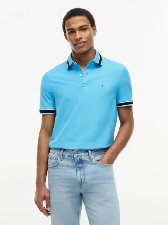 Regular Fit Tipped Wicking Polo