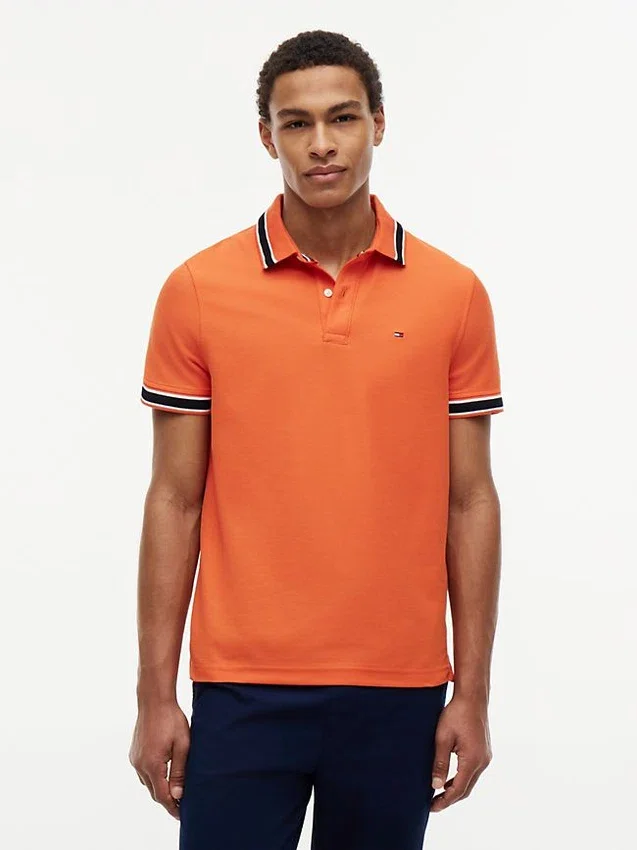 Regular Fit Tipped Wicking Polo Regular Fit Tipped Wicking Polo