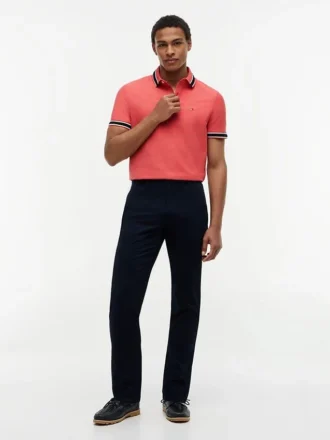 Regular Fit Tipped Wicking Polo