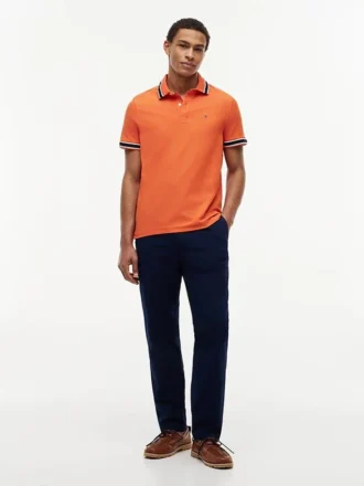 Regular Fit Tipped Wicking Polo