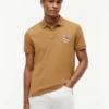 Regular Fit Wavy Flag Smooth Cotton Polo Regular Fit Wavy Flag Smooth Cotton Polo
