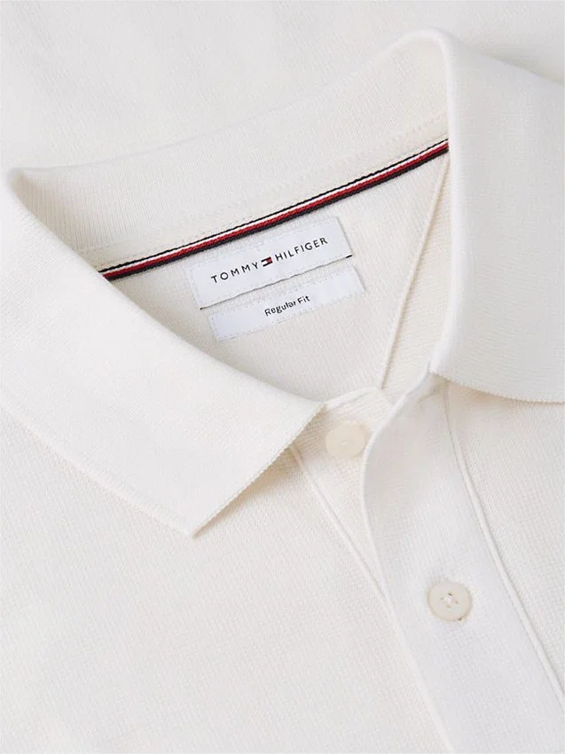 Regular Fit Wavy Flag Smooth Cotton Polo Regular Fit Wavy Flag Smooth Cotton Polo