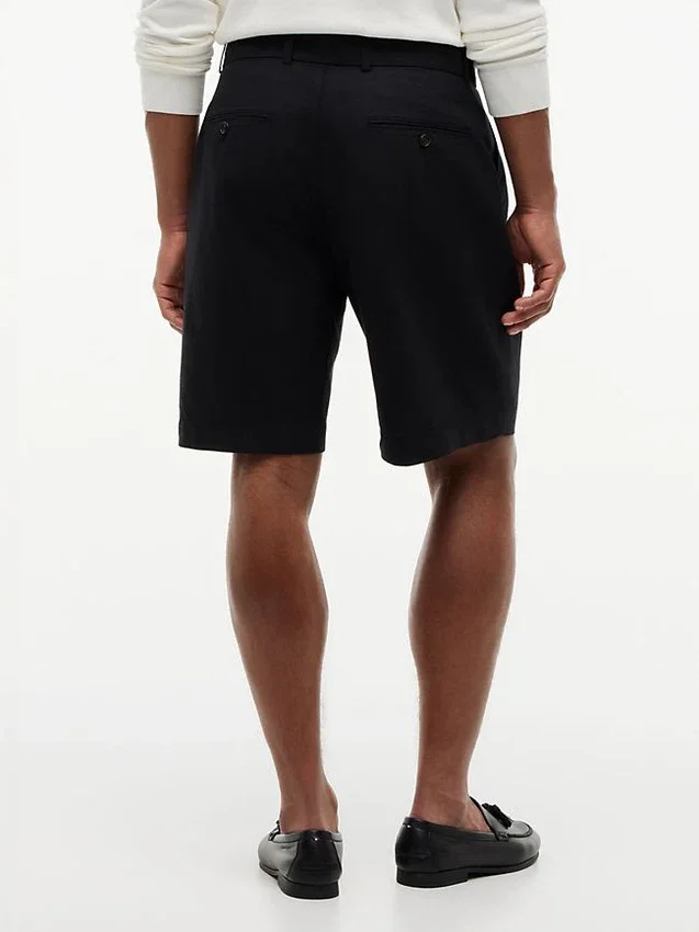 Relaxed Fit 10″ Belted Pleated Short Relaxed Fit 10″ Belted Pleated Short