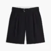 Relaxed Fit 10″ Belted Pleated Short Relaxed Fit 10″ Belted Pleated Short
