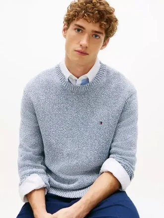Relaxed Fit Boucle Sweater