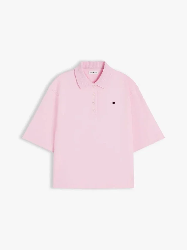 Relaxed Fit Cotton Interlock Polo Relaxed Fit Cotton Interlock Polo
