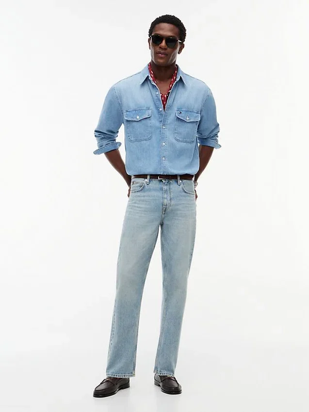 Relaxed Fit Denim Shirt Relaxed Fit Denim Shirt