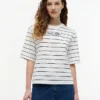 Relaxed Fit Embroidered Script T-Shirt