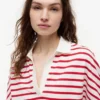 Relaxed Fit Heathered Stripe Polo Relaxed Fit Heathered Stripe Polo