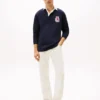 Relaxed Fit Hilfiger Crest Rugby Polo Relaxed Fit Hilfiger Crest Rugby Polo