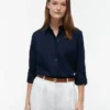 Relaxed Fit Linen-Blend Shirt