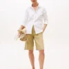 Relaxed Fit Linen-Blend Shirt