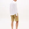 Relaxed Fit Linen-Blend Shirt