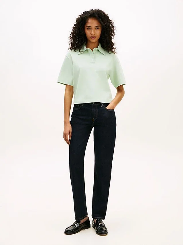Relaxed Fit Script Monogram Pique Polo Relaxed Fit Script Monogram Pique Polo