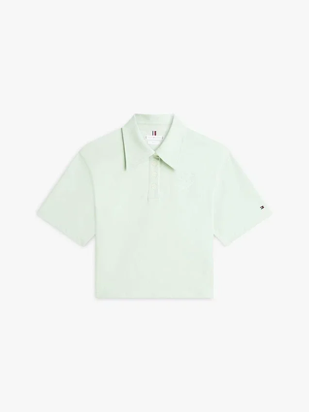 Relaxed Fit Script Monogram Pique Polo Relaxed Fit Script Monogram Pique Polo