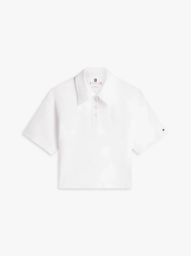 Relaxed Fit Script Monogram Pique Polo Relaxed Fit Script Monogram Pique Polo