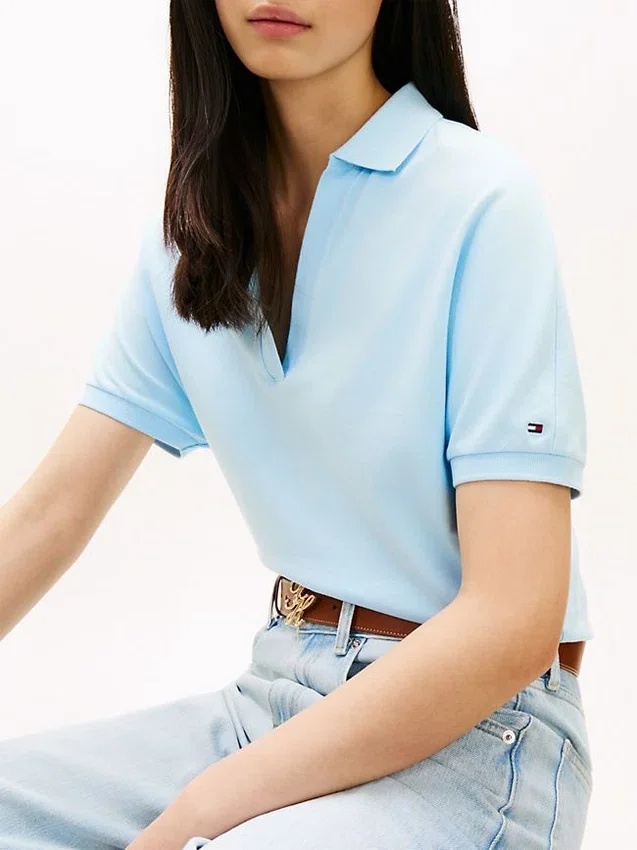 Relaxed Fit Stretch Pique Polo Relaxed Fit Stretch Pique Polo