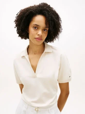 Relaxed Fit Stretch Pique Polo