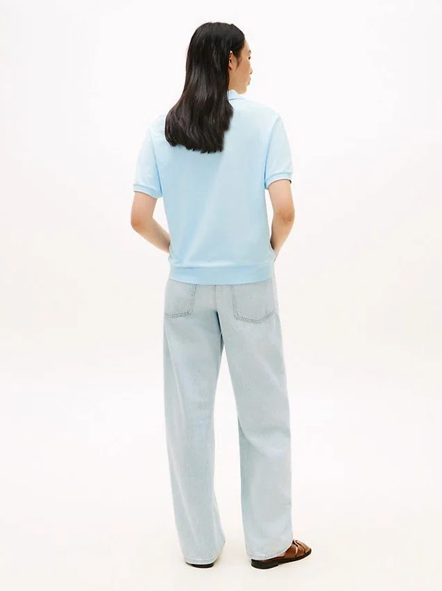 Relaxed Fit Stretch Pique Polo Relaxed Fit Stretch Pique Polo