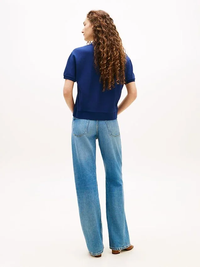 Relaxed Fit Stretch Pique Polo Relaxed Fit Stretch Pique Polo