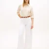Relaxed Fit Stripe Linen-Blend Shirt